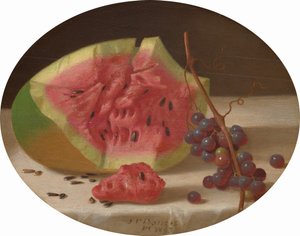 Wassermelone und Trauben