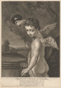 Amor in der Rolle des Bacchus