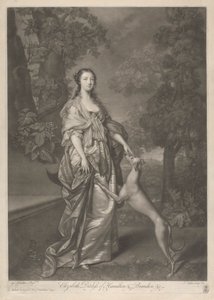Elizabeth, Herzogin von Hamilton von John Faber the younger