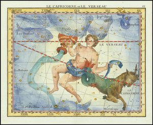 1776 - John Flamsteed - Der Steinbock und der Wassermann (Capricorn & Aquarius)