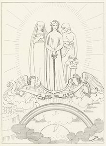 Glaube, Hoffnung und Nächstenliebe von John Flaxman