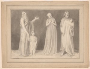 Hannah präsentiert Samuel Eli von John Flaxman