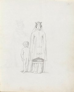 Mrs. Siddons als Constance mit Kind von John Flaxman