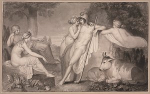 Paris und Oenone, 1791 von John Flaxman