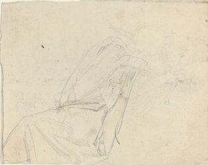 Blatt mit Studien (recto und verso) von John Flaxman