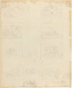 Blatt mit Studien [recto und verso]