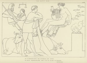 Der glückliche Mann von John Flaxman
