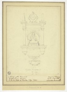 Das Denkmal von Doktor Lawrence Humphrey von John Flaxman