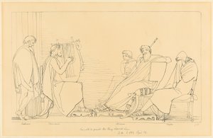 Das Lied des Demodokos von John Flaxman