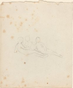 Drei liegende Frauenfiguren von John Flaxman
