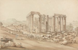 Der Tempel des Apollo Epicurius in Bassai, Phigalea von John Foster