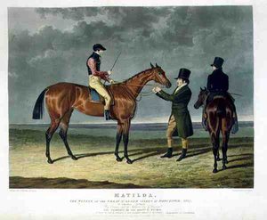 Matilda, der Gewinner des Great St. Leger Stakes in Doncaster von John Frederick Herring Snr
