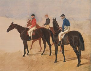 Steeplechase-Cracks: Allen McDonough auf Brunette, Tom Oliver auf Discount und Jem Mason auf Lottery
