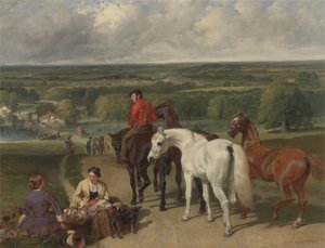 Übung der königlichen Pferde, 1847-55