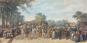 Rückkehr vom Derby, 1862 von John Frederick Herring Senior