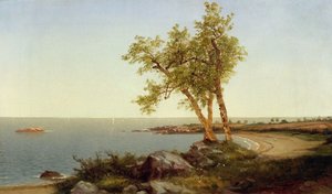 Küstenlinie im Sommer von John Frederick Kensett