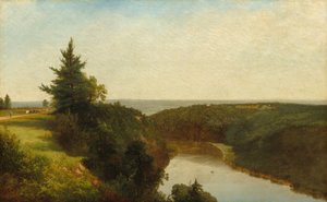 Blick auf den Genesee bei Mount Morris von John Frederick Kensett