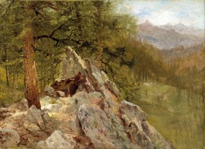 Westliche Landschaft von John Frederick Kensett