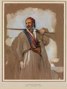 Ein Suliotischer Krieger von John Frederick Lewis