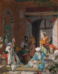 „Und das Gebet des Glaubens wird den Kranken retten“ von John Frederick Lewis