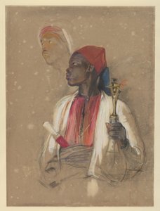 Studie für "Der Pfeifenträger" von John Frederick Lewis