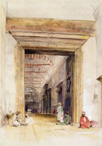 Das große Tor der Moschee von Santa Sophia, Konstantinopel