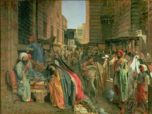 Die Straße und Moschee von Ghooreyah, Kairo