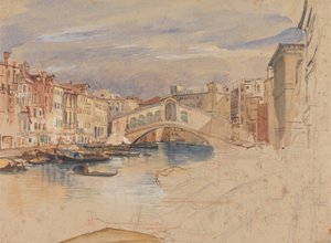 Venedig: Der Canal Grande und Rialto von John Frederick Lewis