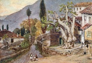 Andritsaena. Der Ruheplatz für den Tempel des Apollo in Bassae von John Fulleylove