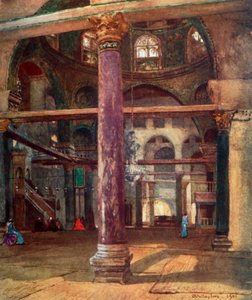 Innenraum der El-Aksa-Moschee von Südosten von John Fulleylove