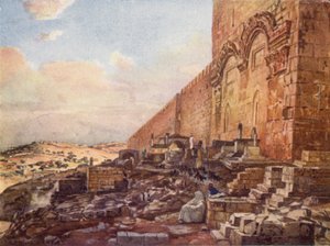Jerusalem, Außenansicht des Goldenen oder Schönen Tores