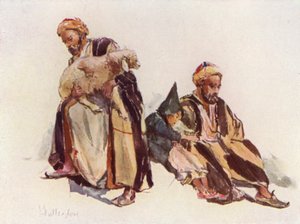 Syrische Hirten und Hirtenjunge von John Fulleylove