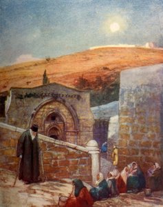 Die Kapelle des Grabes der Jungfrau am Fuße des Ölbergs, 1902 von John Fulleylove