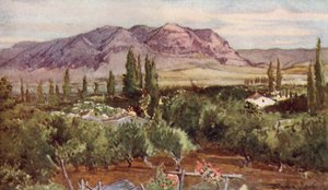 Der Berg der Versuchung, von Jericho von John Fulleylove