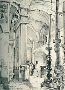 Das Vestibül der Kirche des Heiligen Grabes