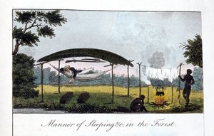 Art des Schlafens im Wald, 1813