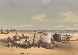 Bau und Reparatur von Masoola-Booten