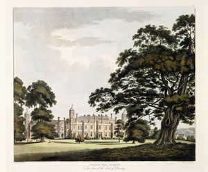 Cobham Hall in Kent, 1800 von John George Wood
