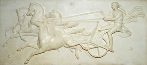 Relief von Phaeton, der den Sonnenwagen lenkt (Marmor)