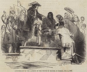 Jahrestag der Landung des Prinzen von Oranien in Torbay, 5. November 1688