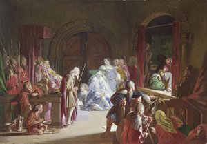 Die Nachstellung des Todes von Hamlets Vater, Akt III, Szene 2