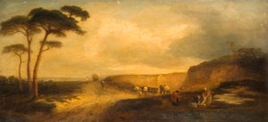 Landschaft mit Figuren