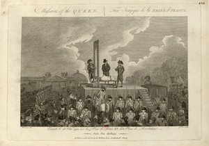 Die Hinrichtung von Marie Antoinette am 16. Oktober 1793, 1793-1794 von John Goldar