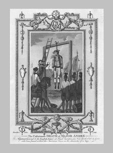 Der unglückliche Tod von Major Andre, 1780, 1790 von John Goldar