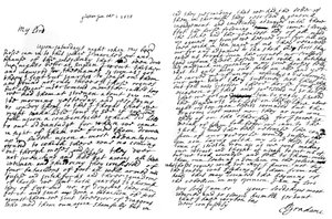 Ein Brief von Graham of Claverhouse, Viscount Dundee, 1629 von John Graham