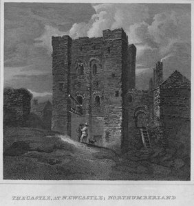 Das Schloss in Newcastle, Northumberland, 1814