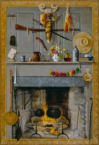 Großmutters Herdstein, 1890 von John Haberle