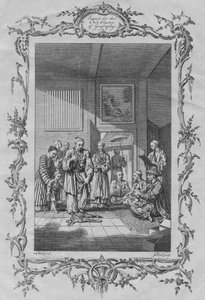 Akt des Zertrampelns der Bilder unseres Erlösers und der Jungfrau Maria, 1765 von John Hall