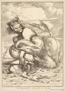 Wütendes Monster aus Fünfzehn Radierungen Sir Joshua Reynolds gewidmet, 8. Dezember 1778