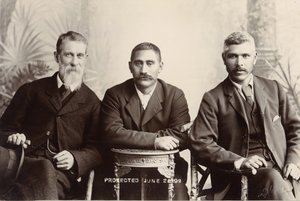 William Australia Graham, König Mahuta Tawhaio und Tahuna Heirangi, Juni 1898 von John Hanna